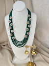 Flower Bead Layered Necklace Mala | Haar