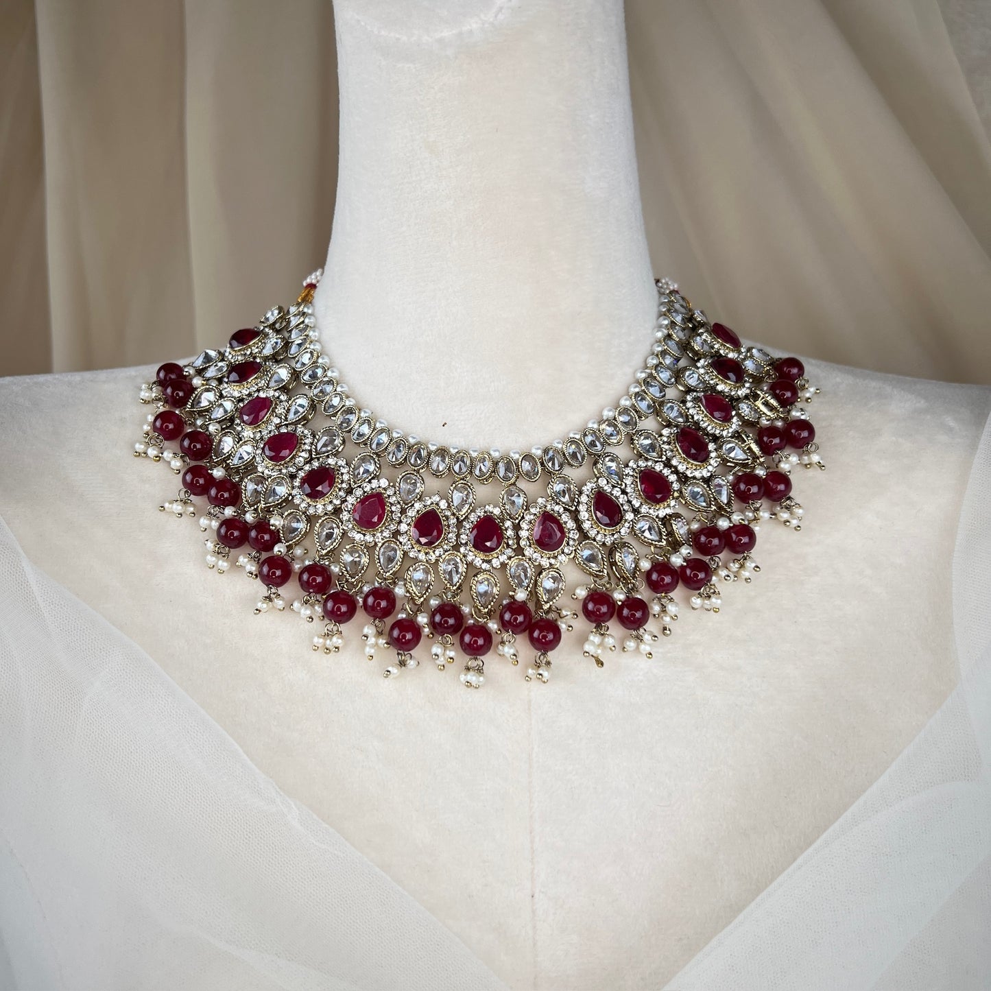 Polki Semi Bridal Choker Set