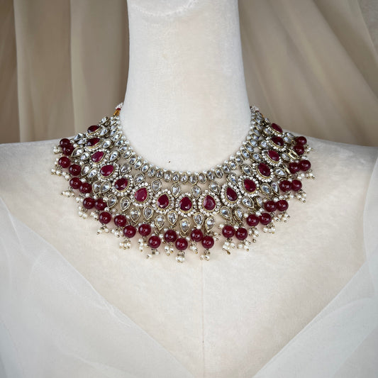 Polki Semi Bridal Choker Set