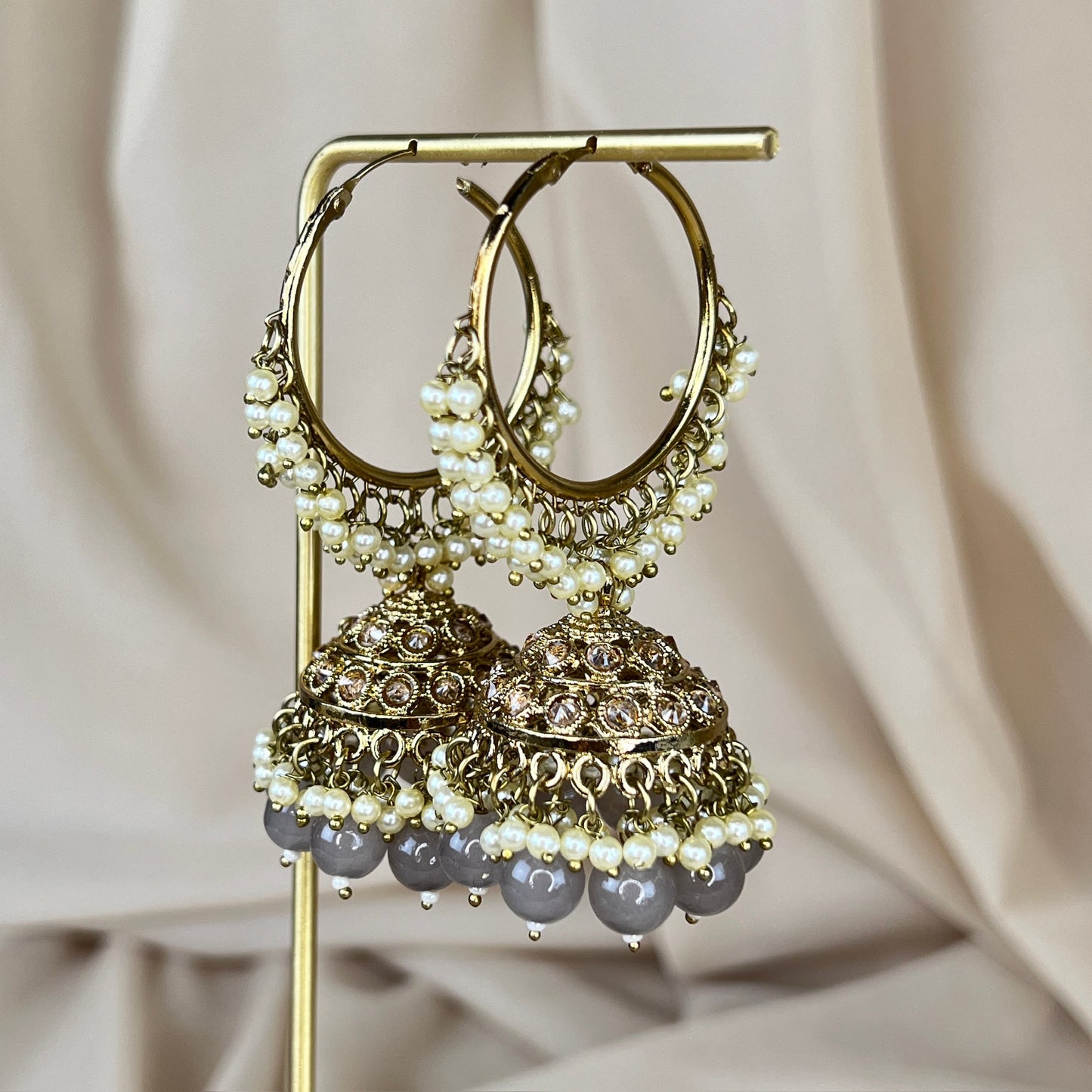 Large Bali Jhumka Hoops