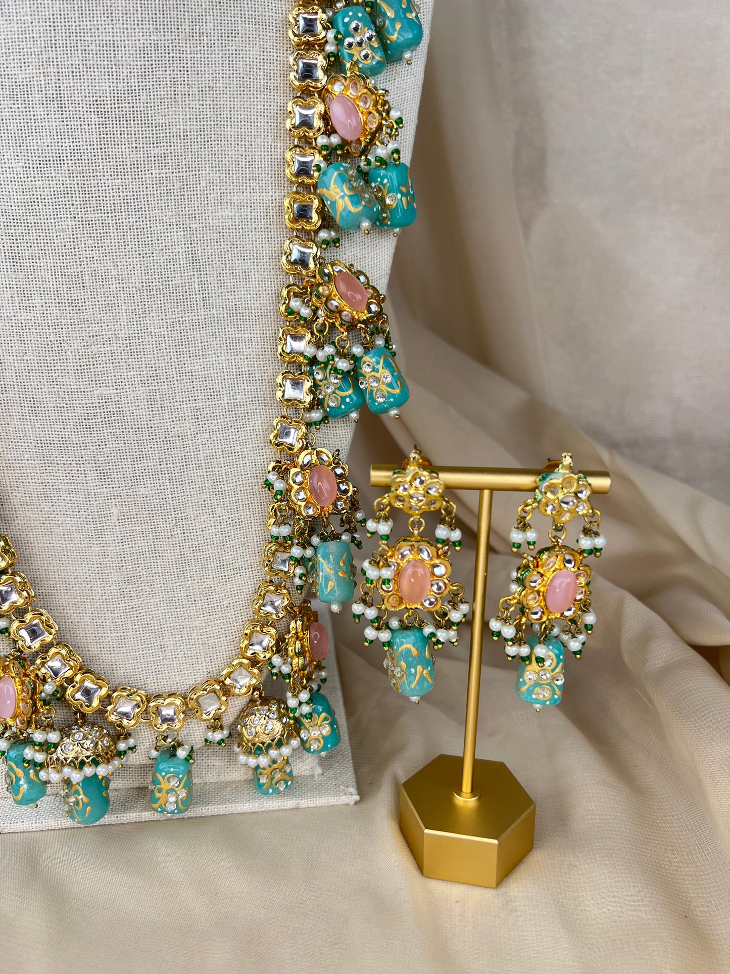 Long Kundan Haar | Mala | Necklace Set