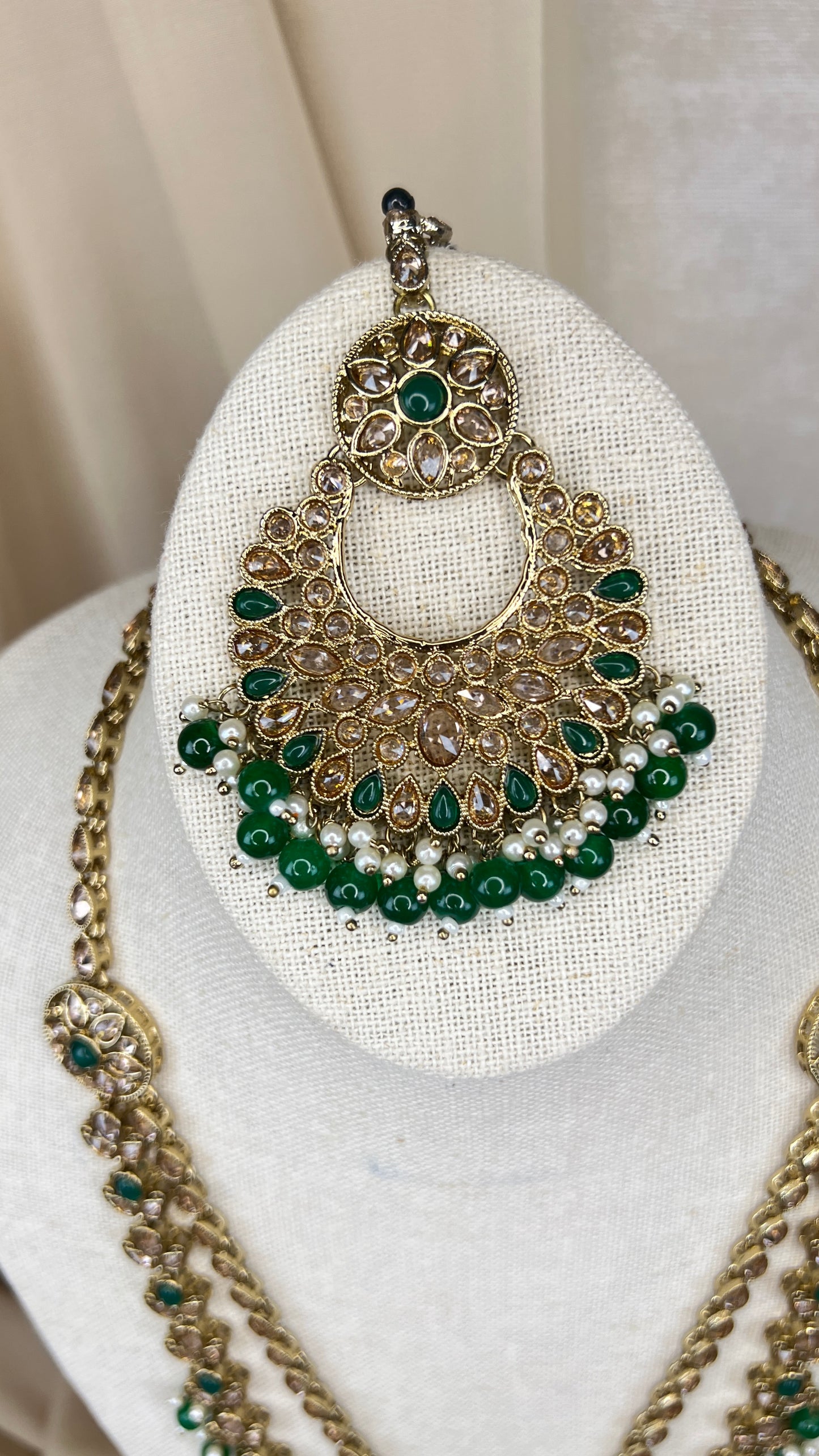 Polki Rani Haar | Mala | Long Necklace Set