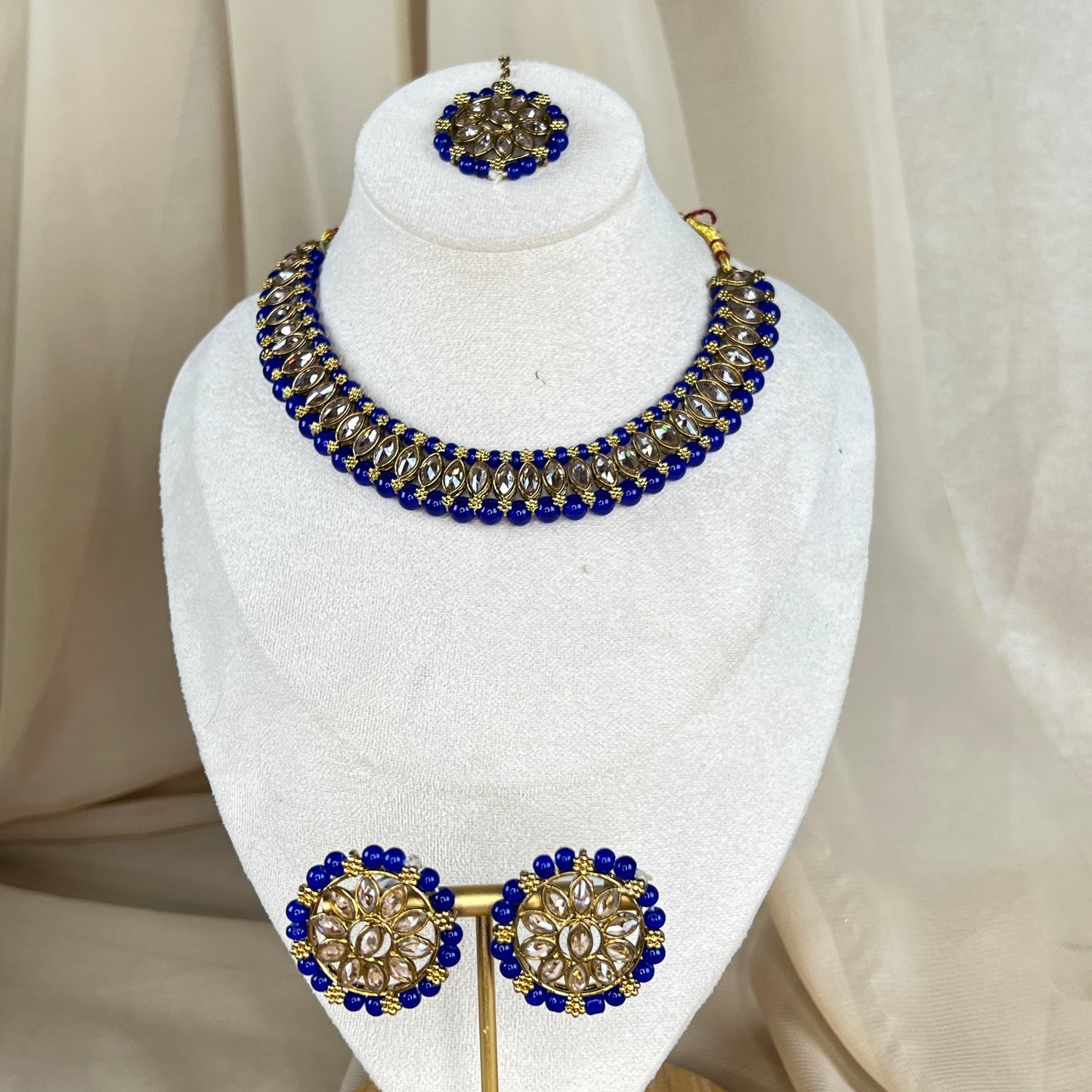 Dainty Necklace Set with Studs