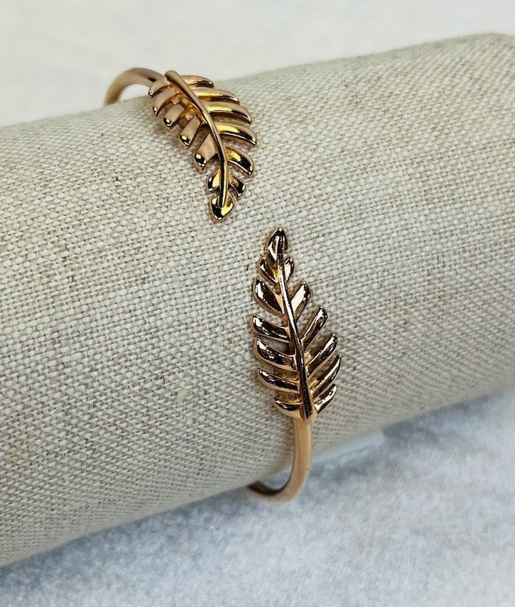 Leaf Open Bangle