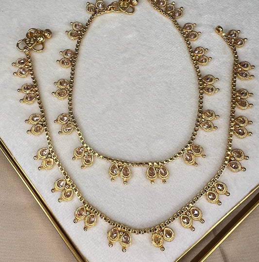 Dainty Gold Payal | Anklet