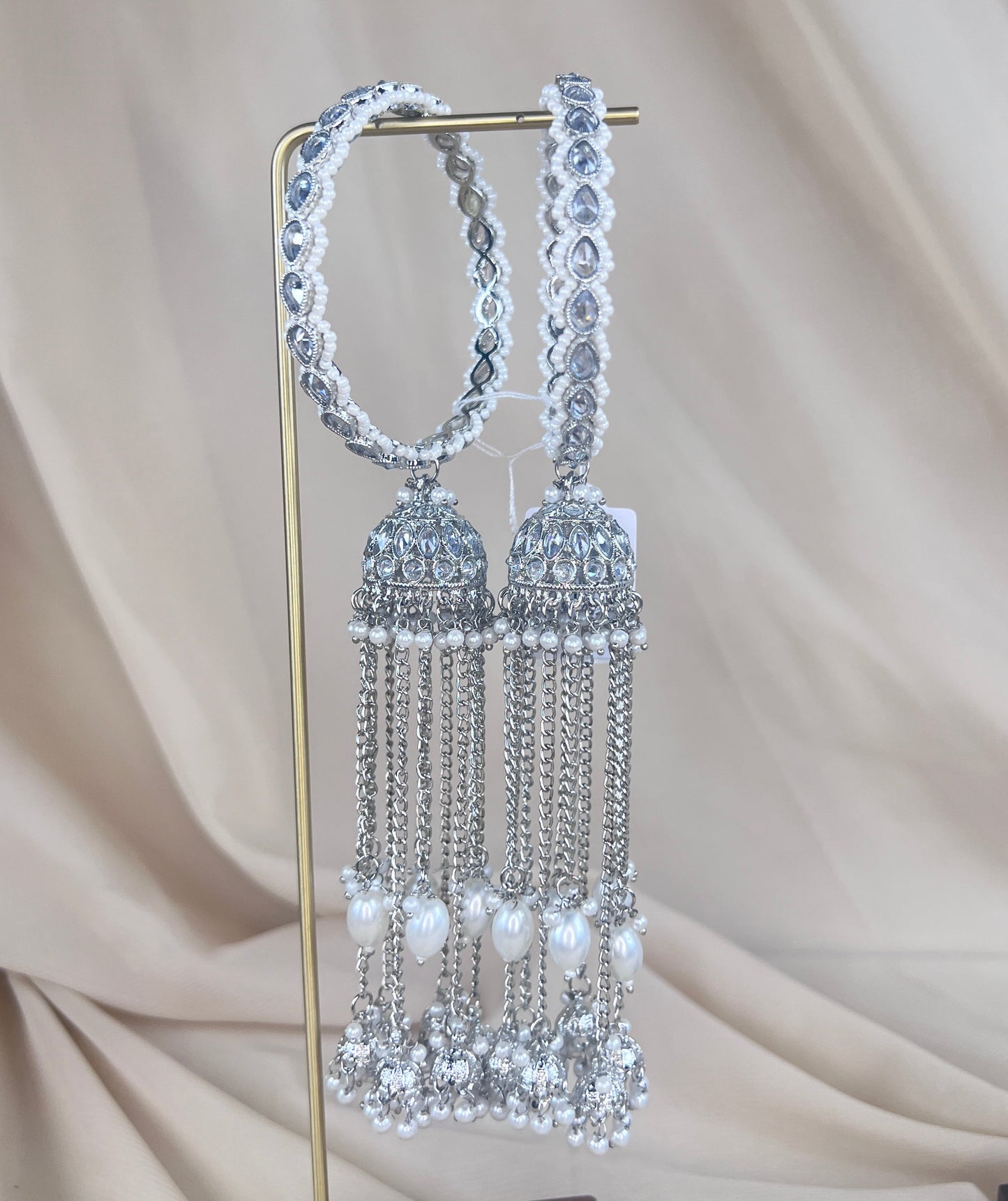 Polki Jhumka | Kaleera Pearl Bangle