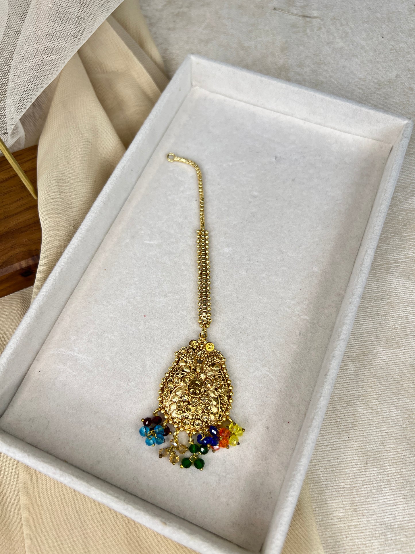 Pakistani Gold Necklace Set