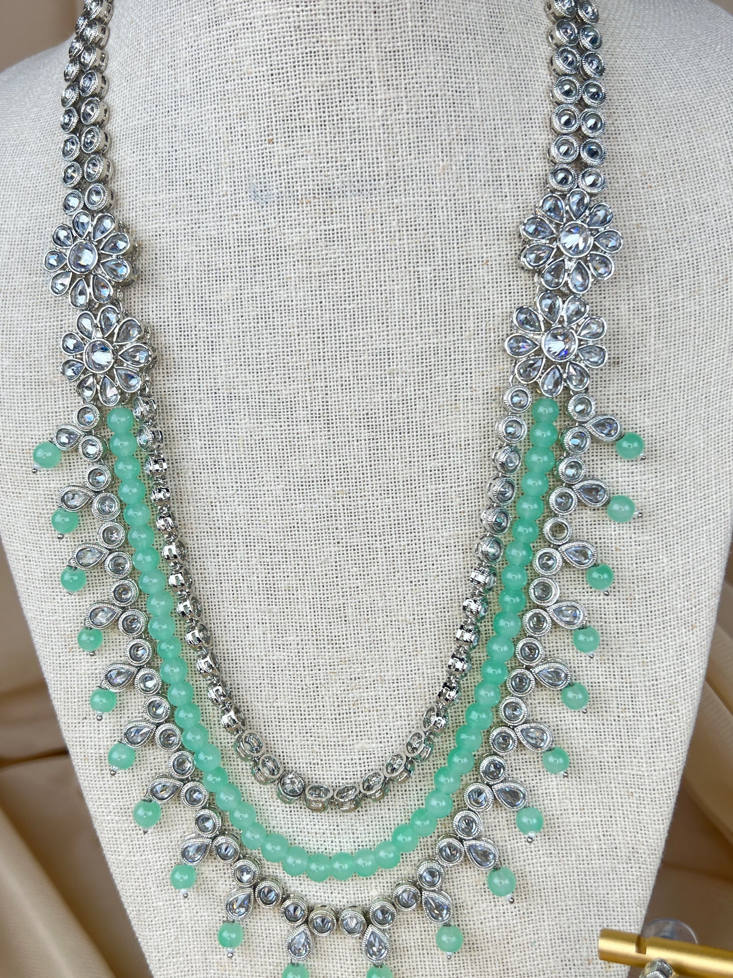 Polki Layer Mala | Haar | Necklace Set