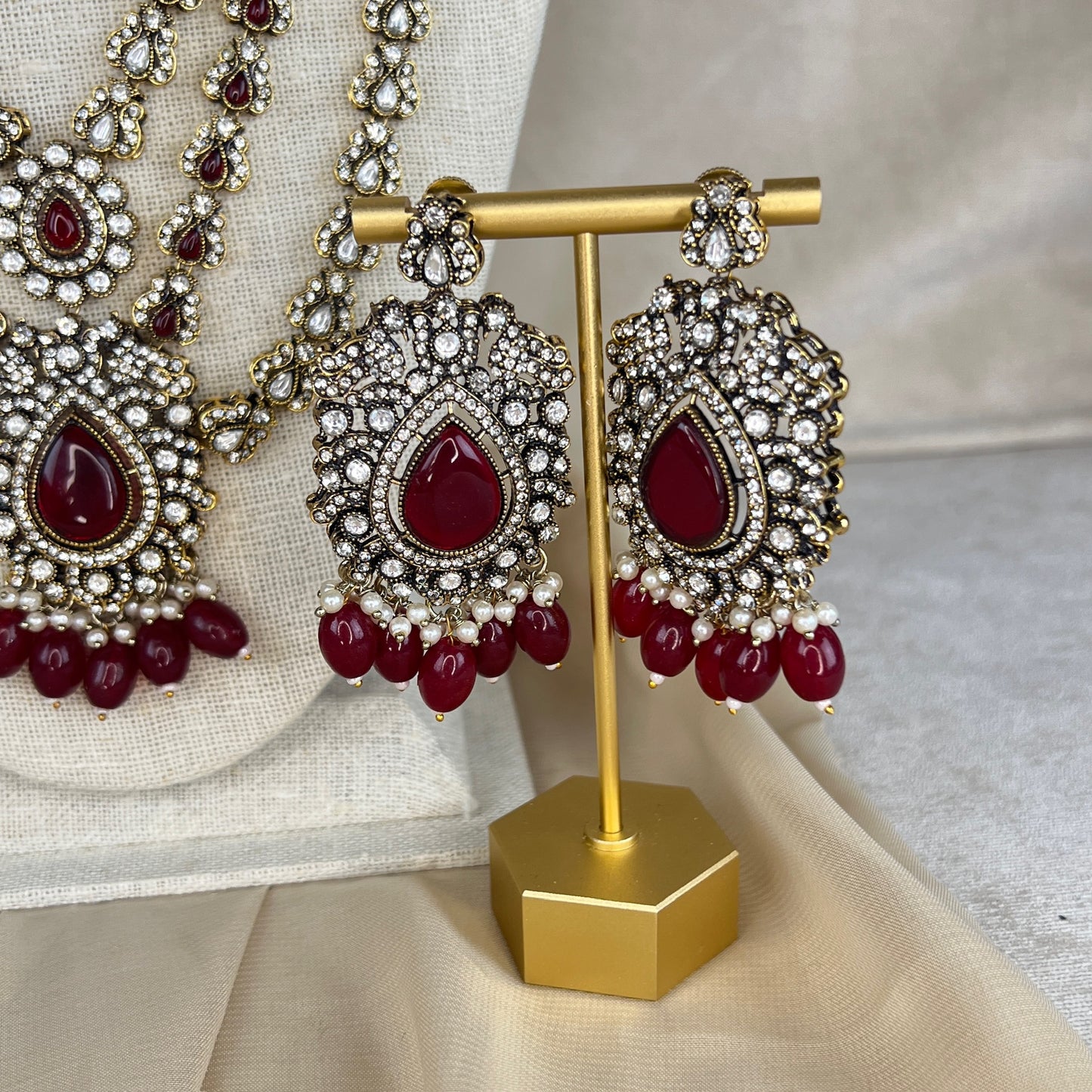 Kundan Long | Haar | Necklace Set