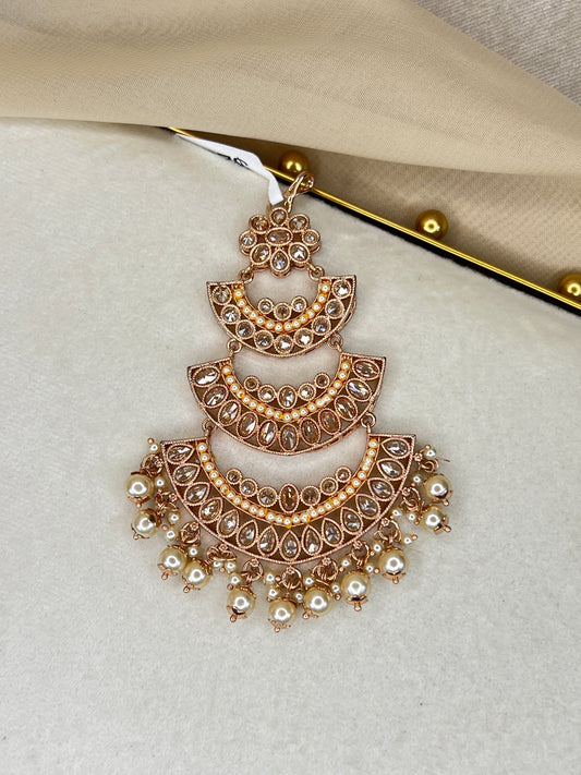 Rose Gold Pearl Jhoomar