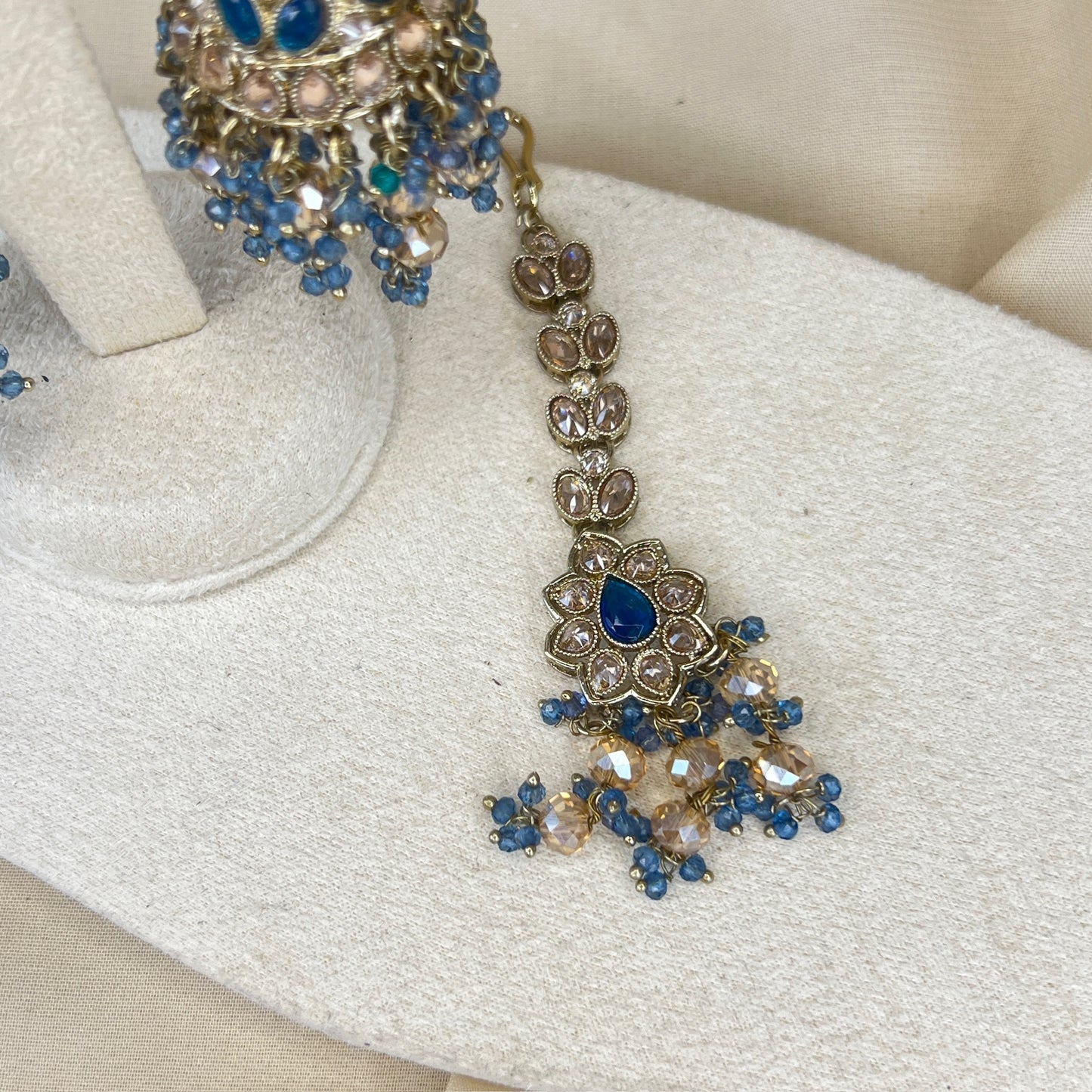 Dainty Jhumka Earring & Tikka Set