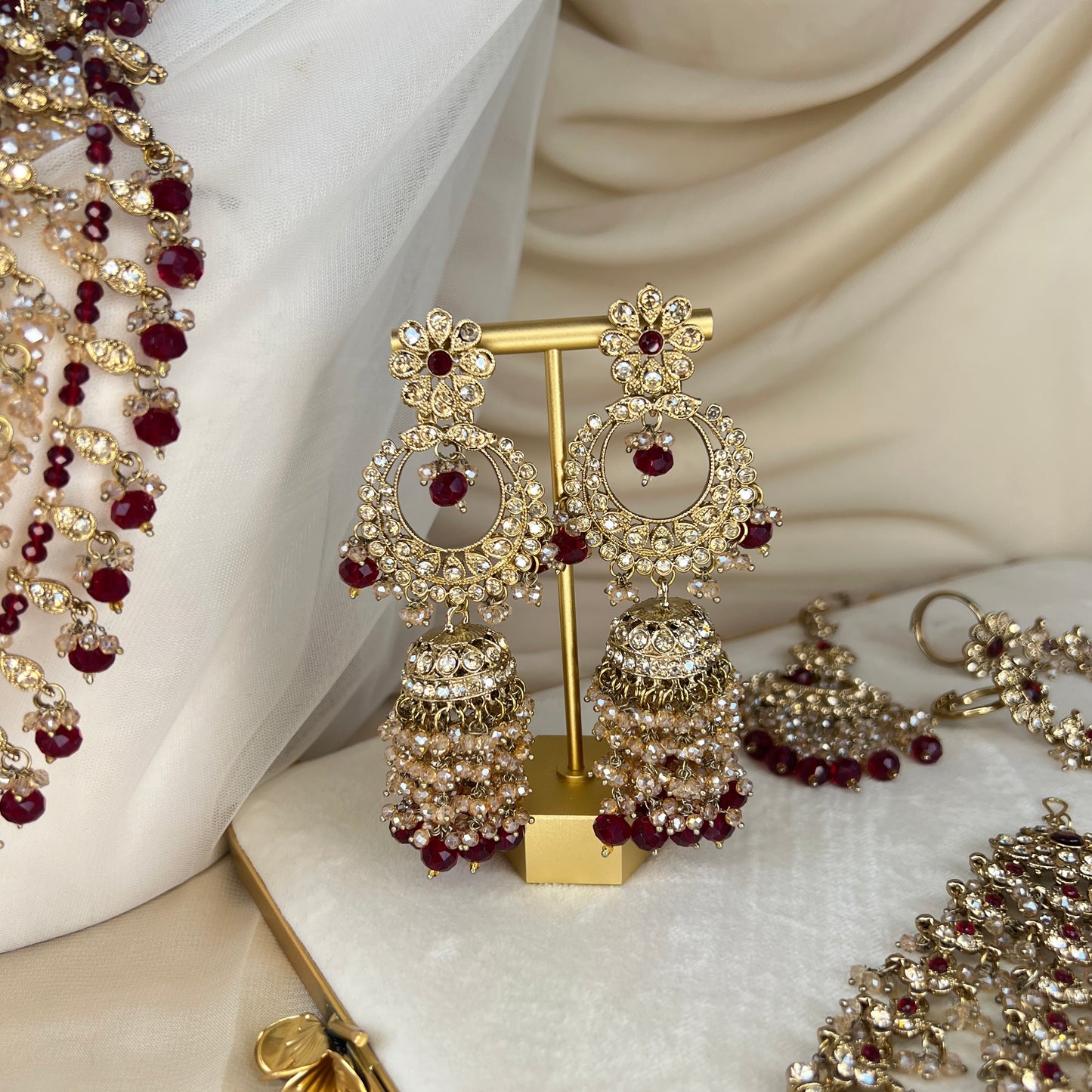 Long Layered Mala Full Bridal Set