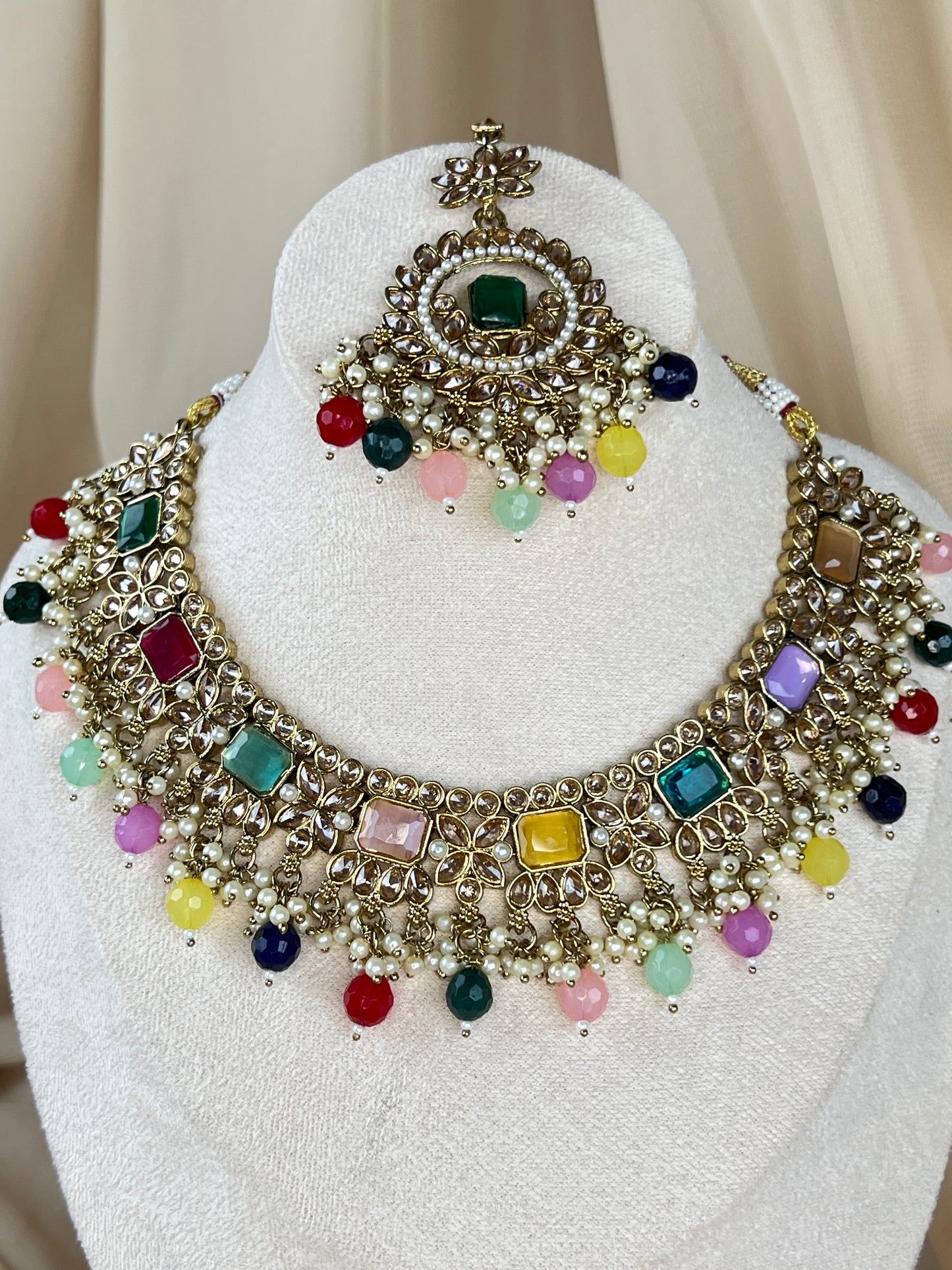 Polki Necklace Set