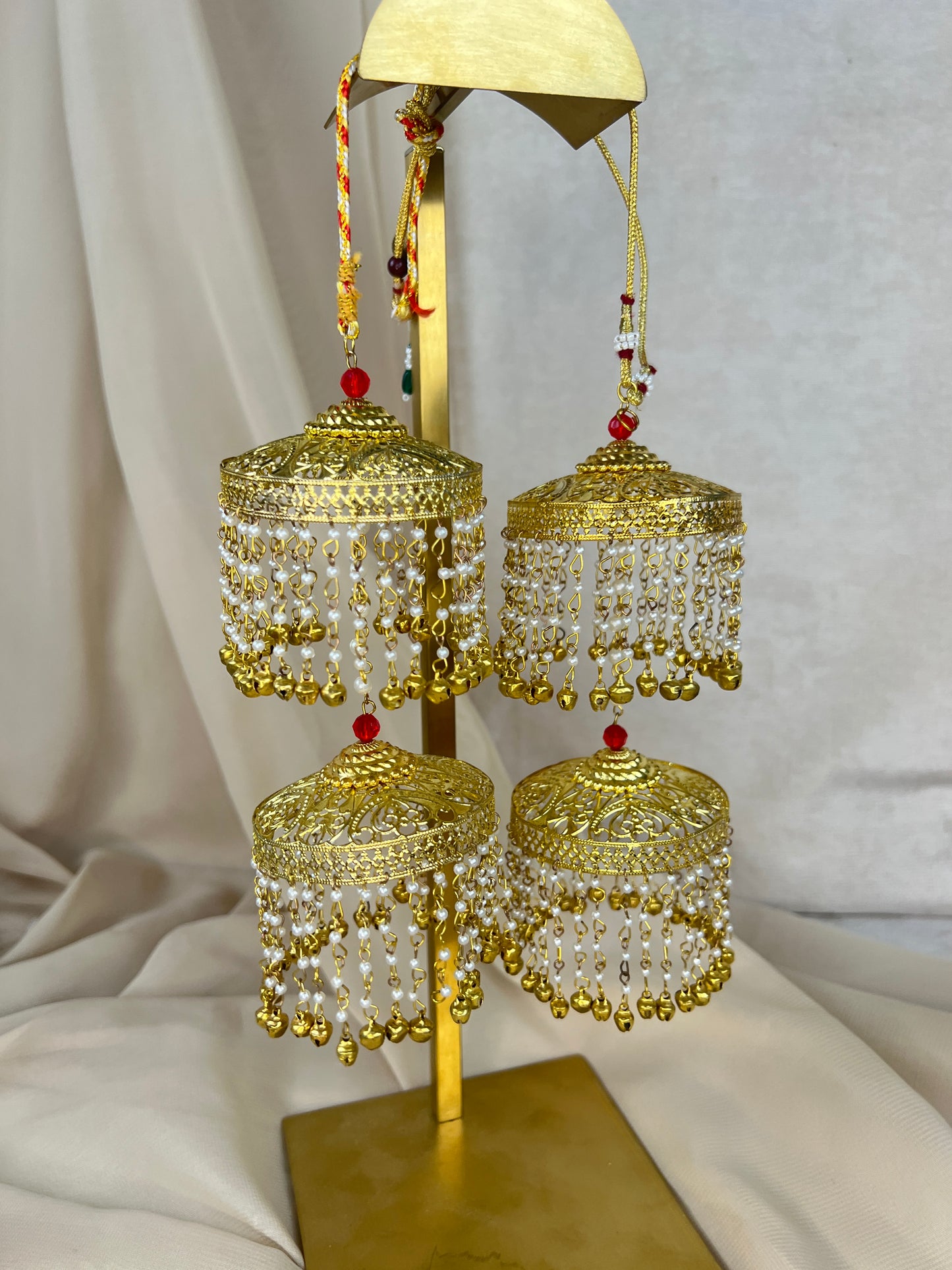 Gold Double Jhumka Kaleera | Kalira