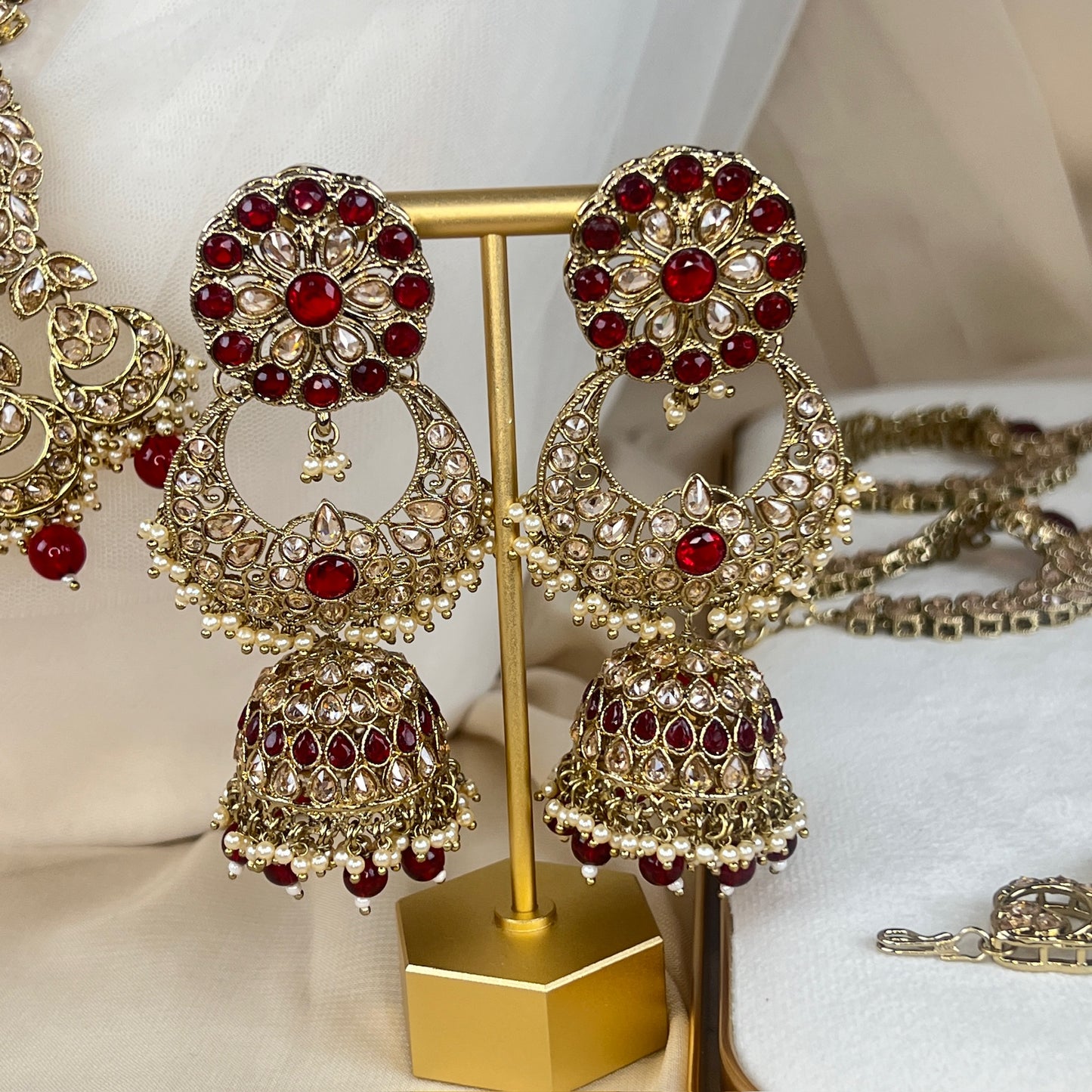 Maroon Full Bridal Set