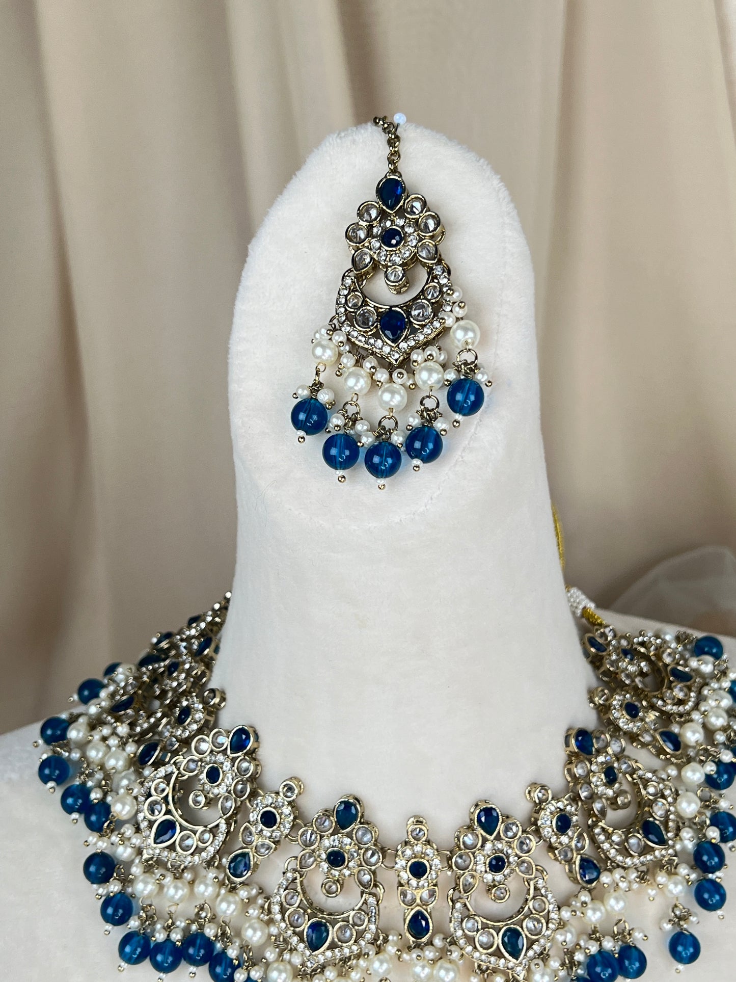 Polki Diamond Semi Bridal Set