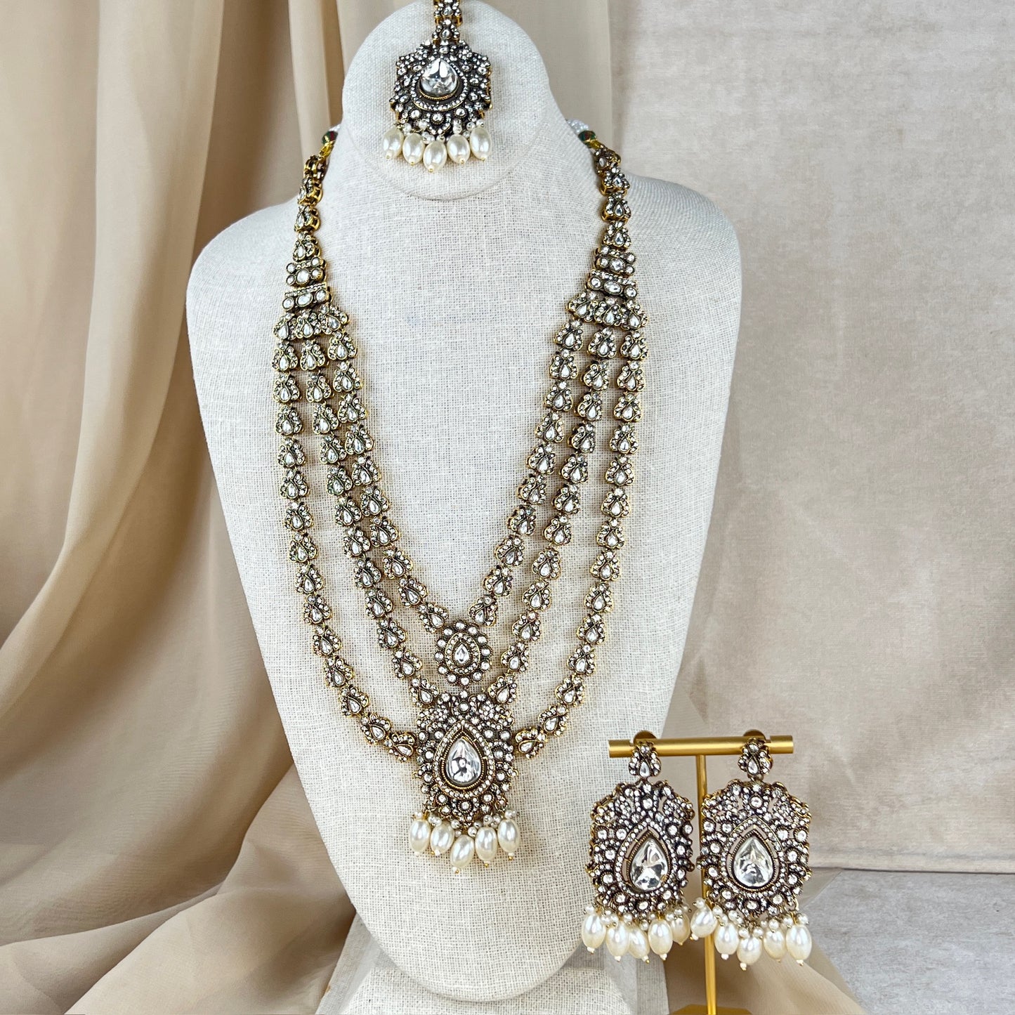 Kundan Long | Haar | Necklace Set
