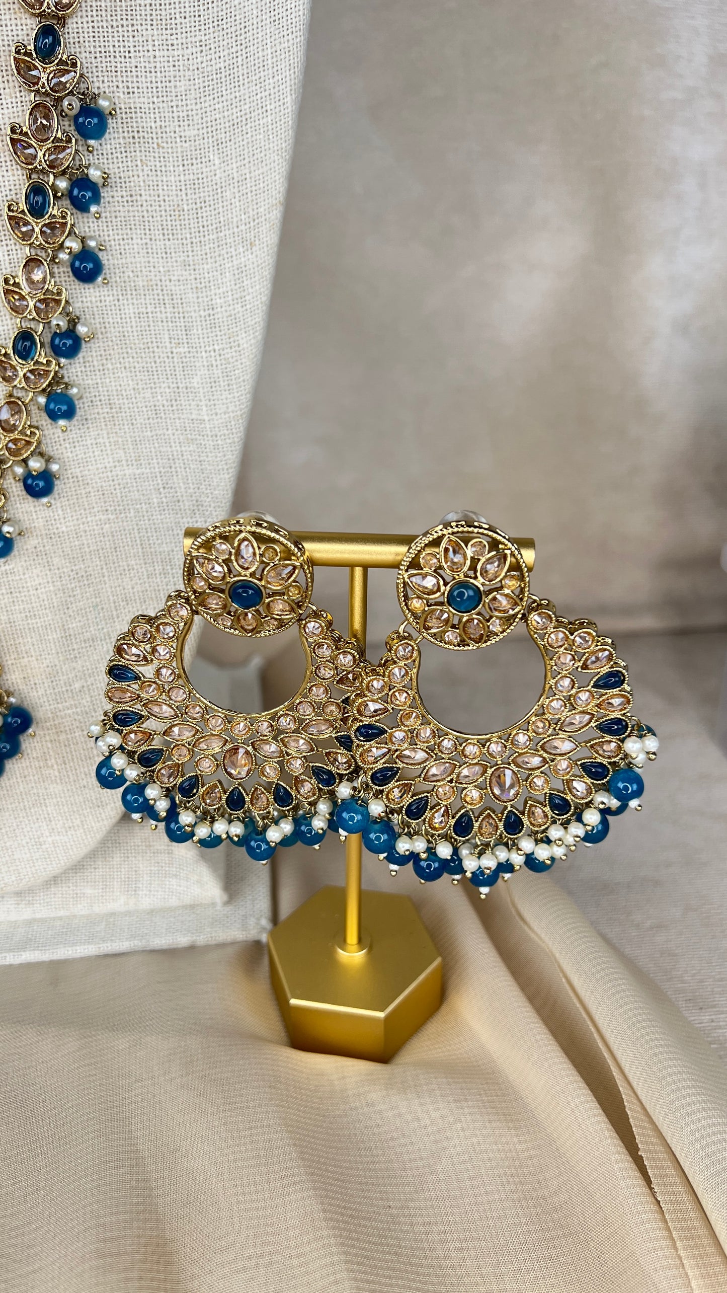 Polki Rani Haar | Mala | Long Necklace Set