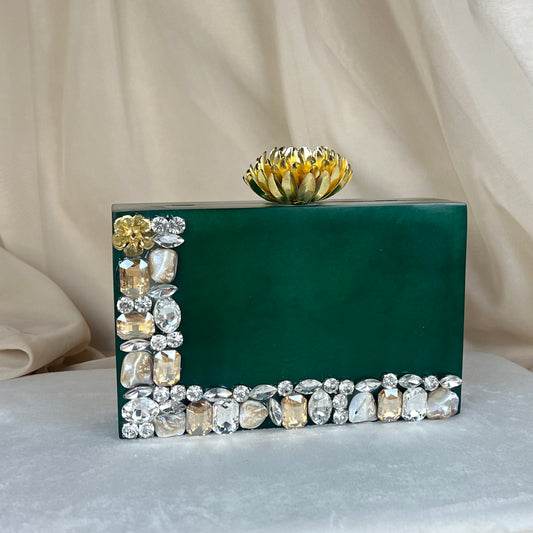 Resin | Acrylic Stone Clutch
