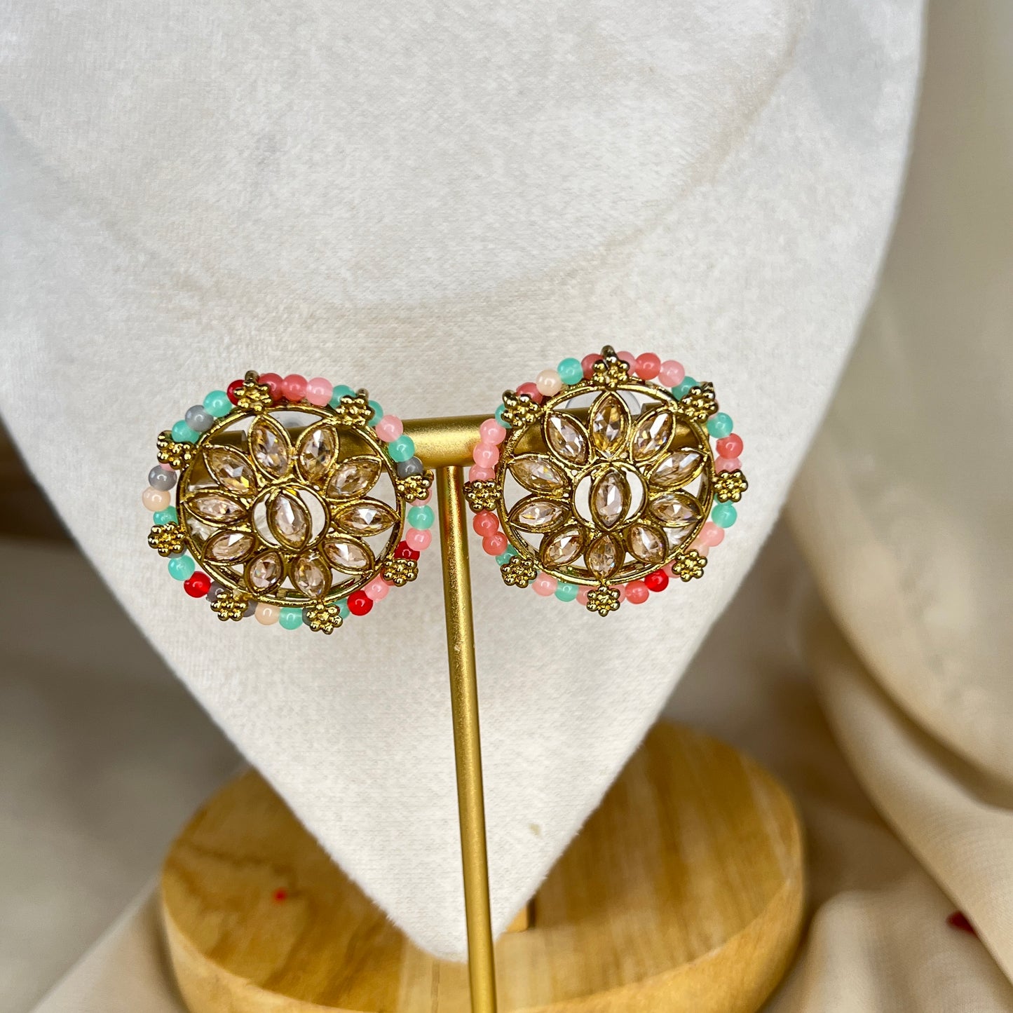 Dainty Necklace Set with Studs