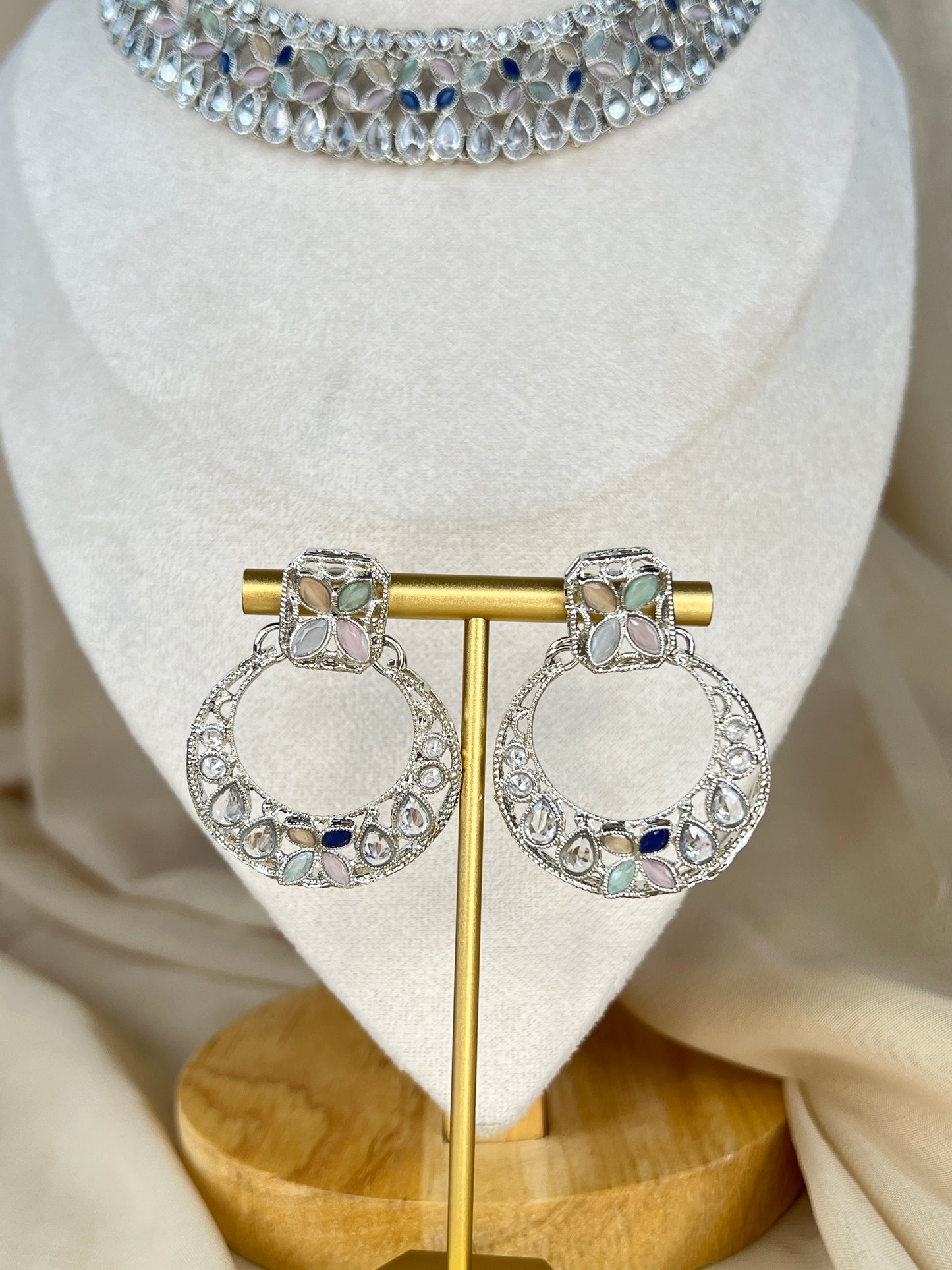 Silver Necklace Set