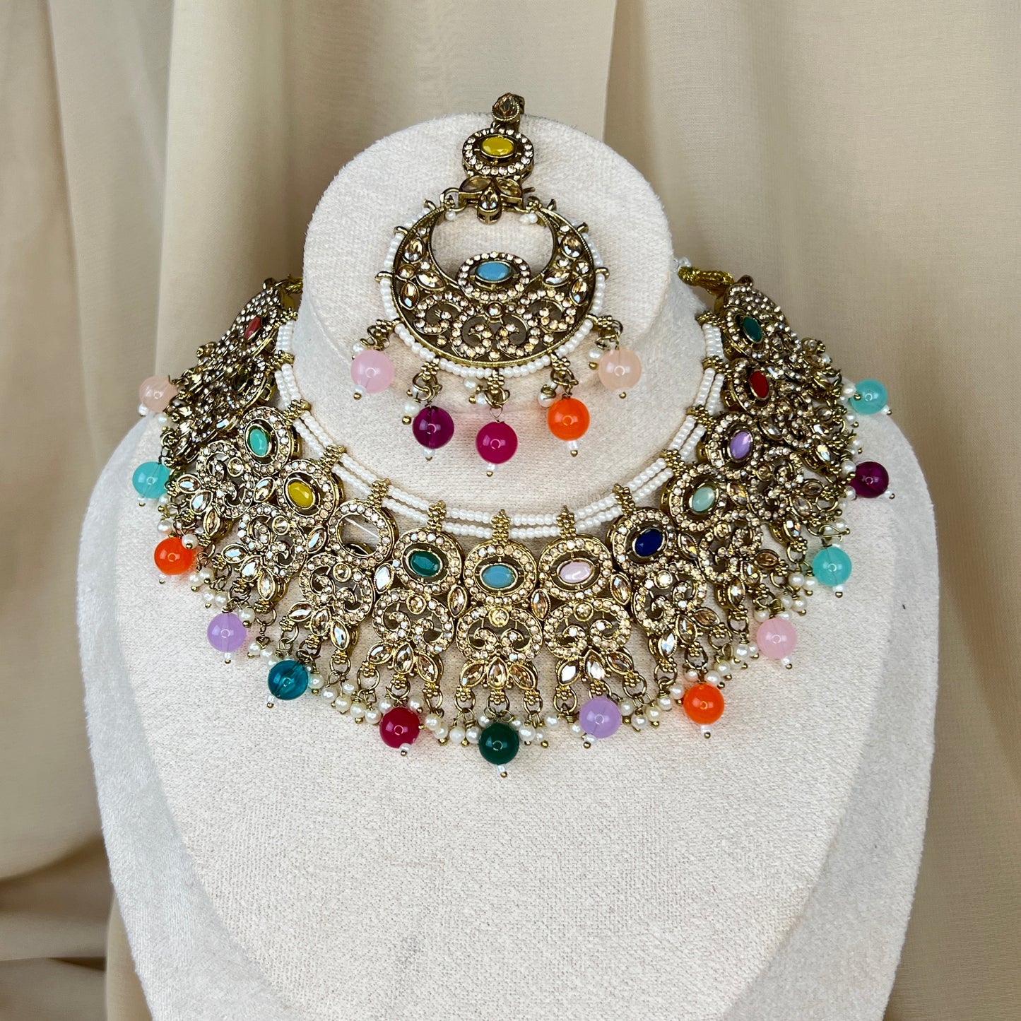 Gold Necklace Set