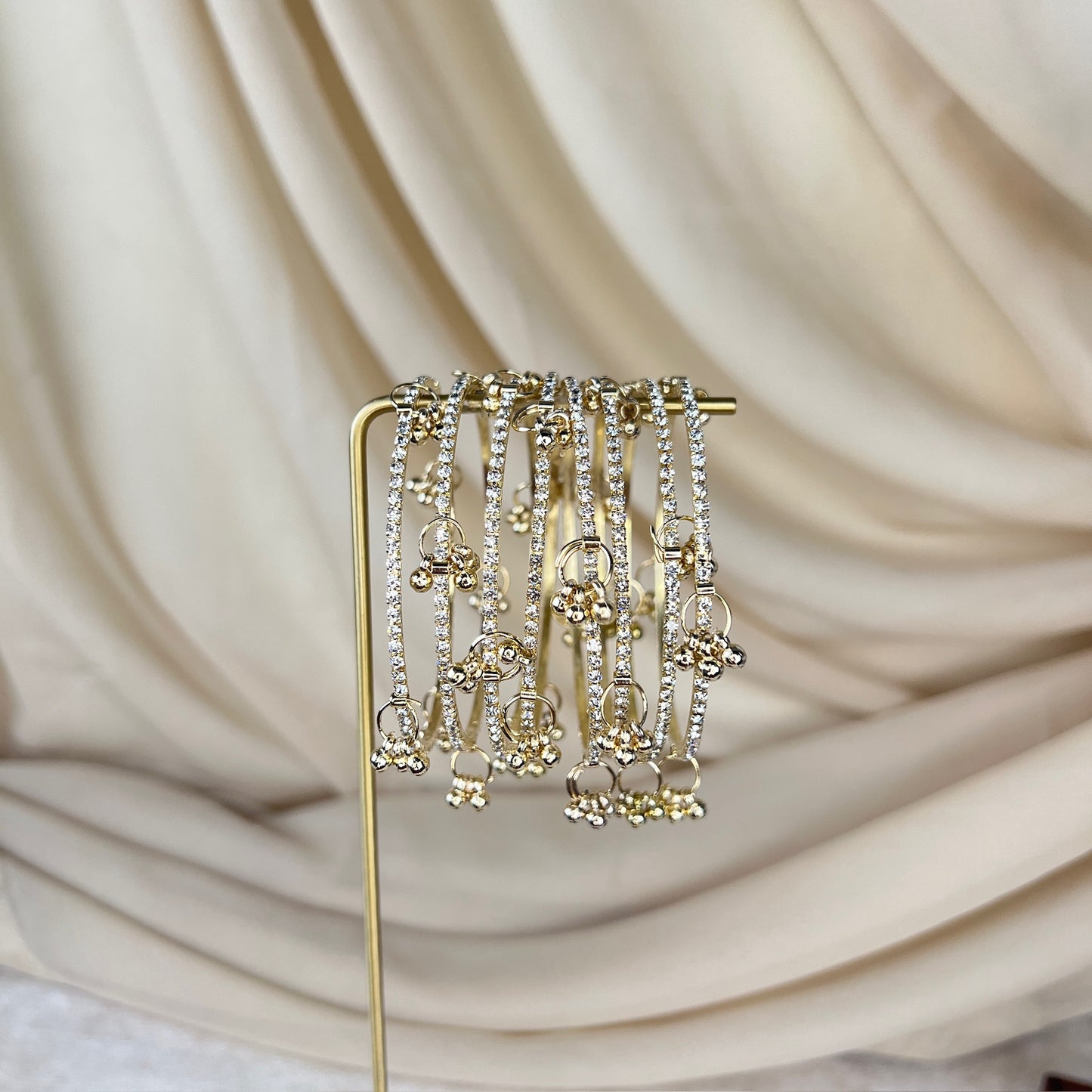 Six PC Stone Kashmiri Bangles
