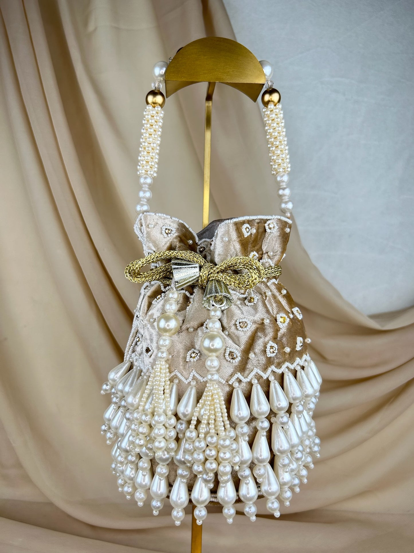 Pearl Beaded Potli  | Purse | Bag