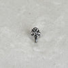 Oxidized Silver Clip On Nose Ring