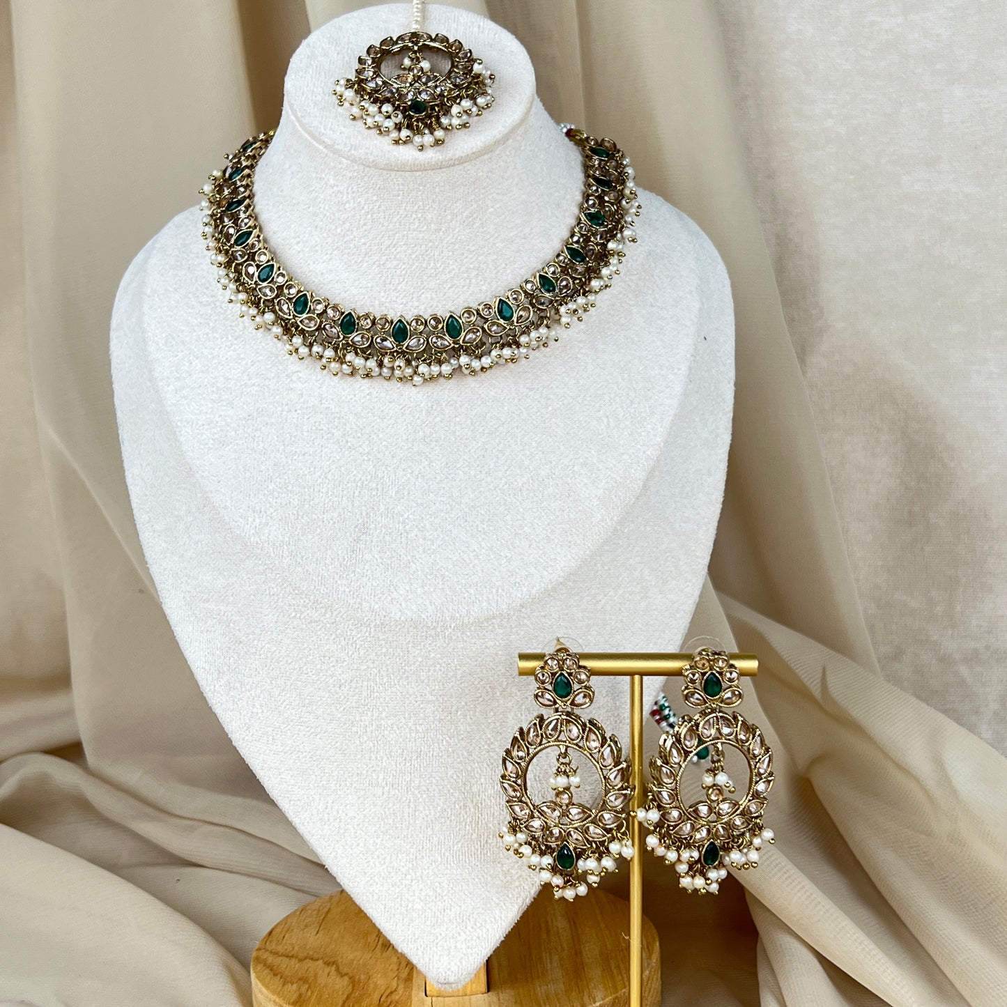 Polki Necklace Set