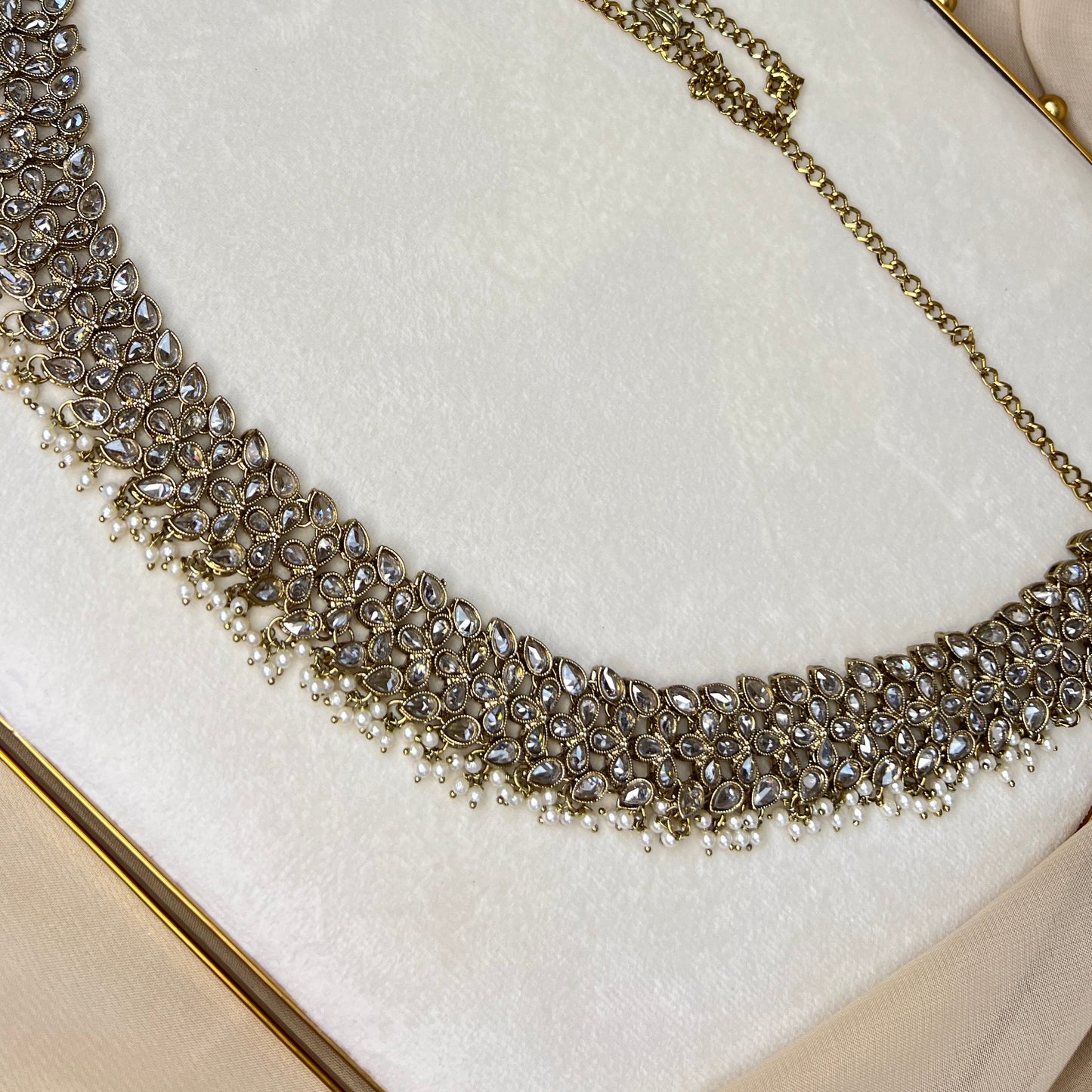 Bridal Polki Stone Hip Chain | Waist Chain | Kamarbandh | Kamar Patta