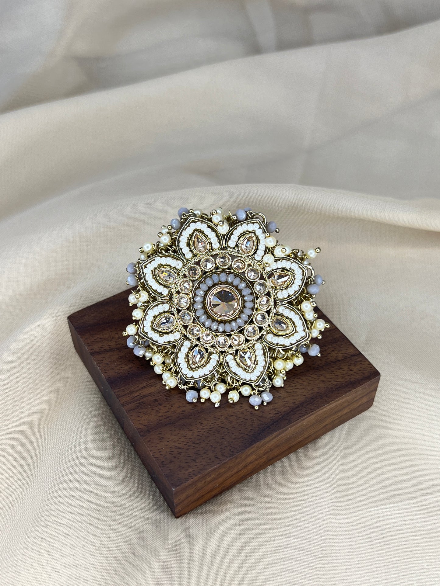 Large Statement Flower Ring