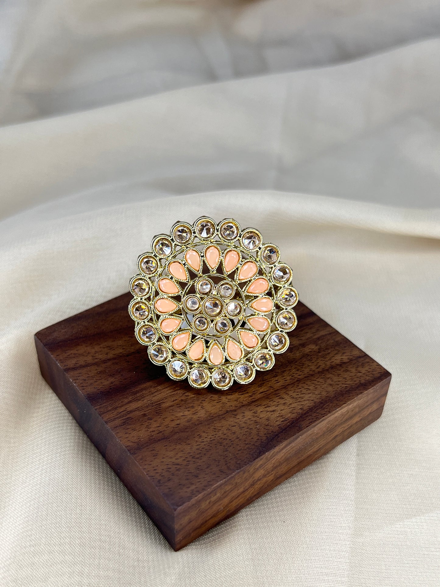 Large Statement Polki Ring
