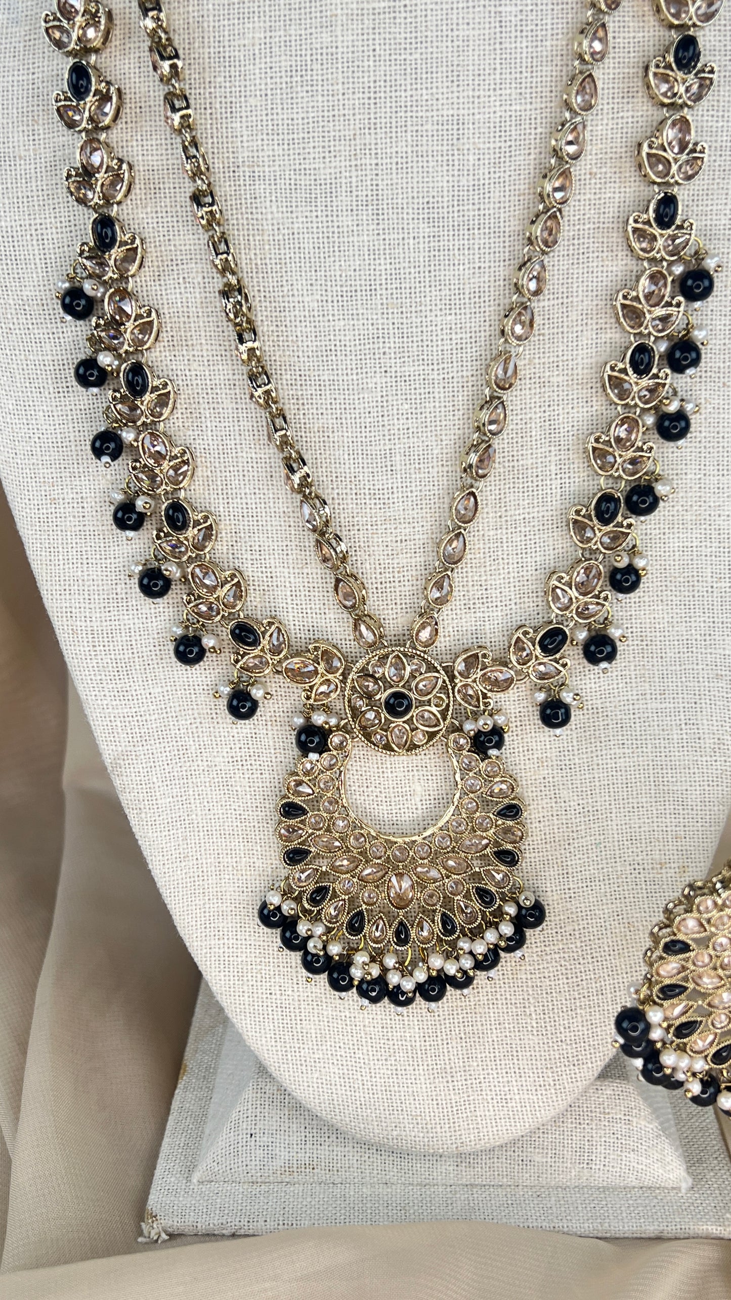 Polki Rani Haar | Mala | Long Necklace Set