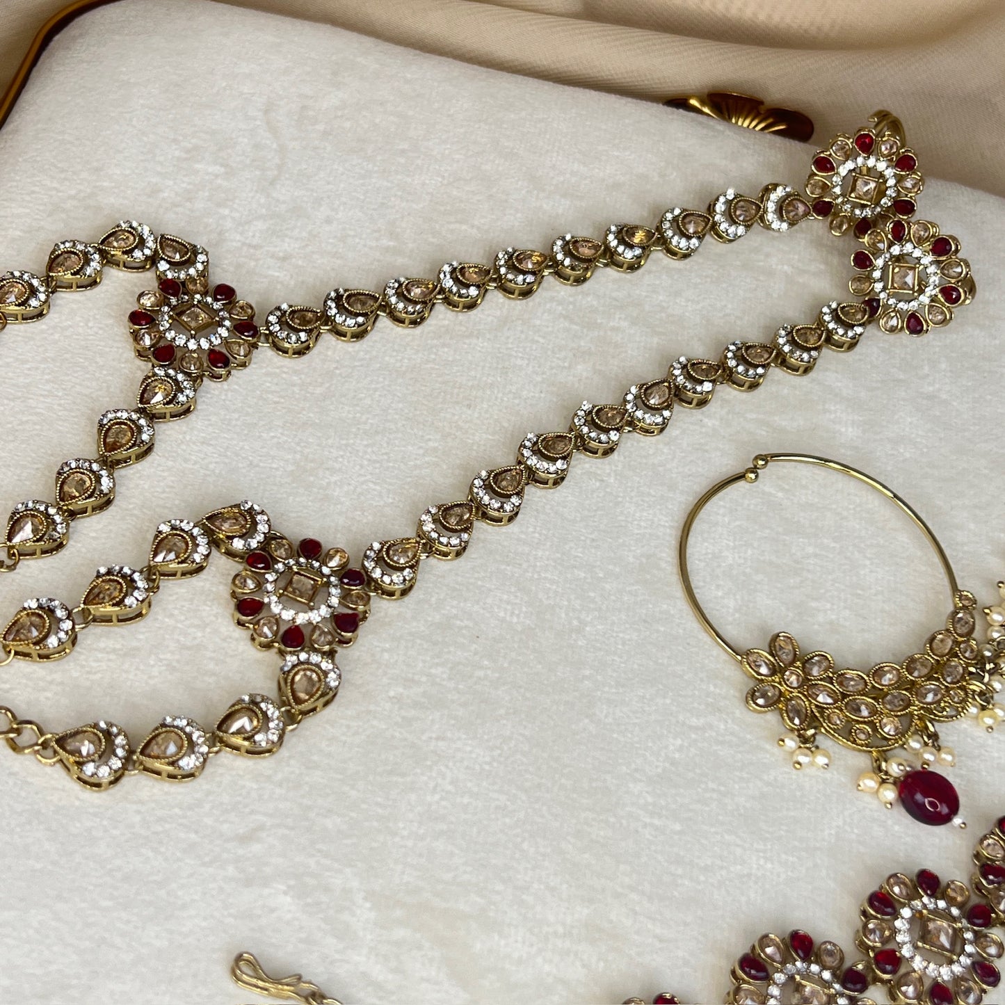 Maroon Full Bridal Set