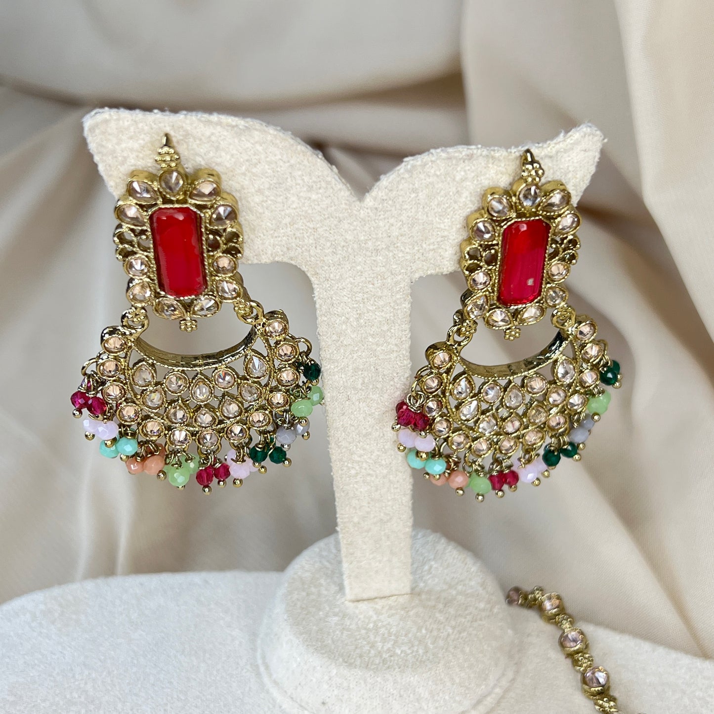 Earring and Tikka Set