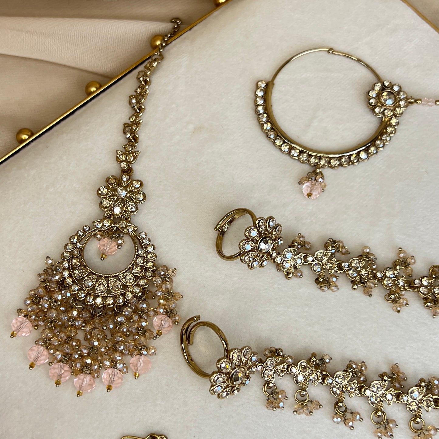 Long Layered Mala Full Bridal Set