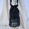 Black Beaded Potli  | Purse
