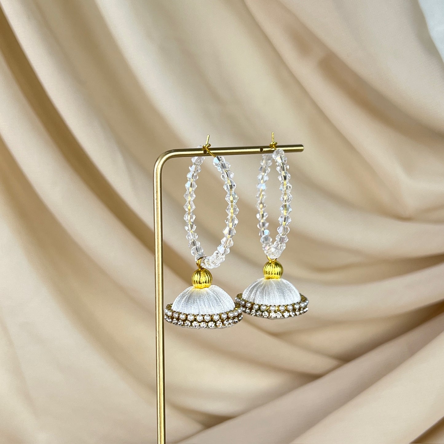 Jhumka Chandbali Earrings