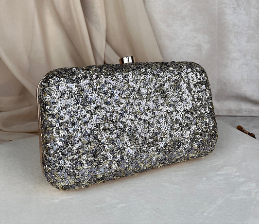 Sequin Rectangle Clutch