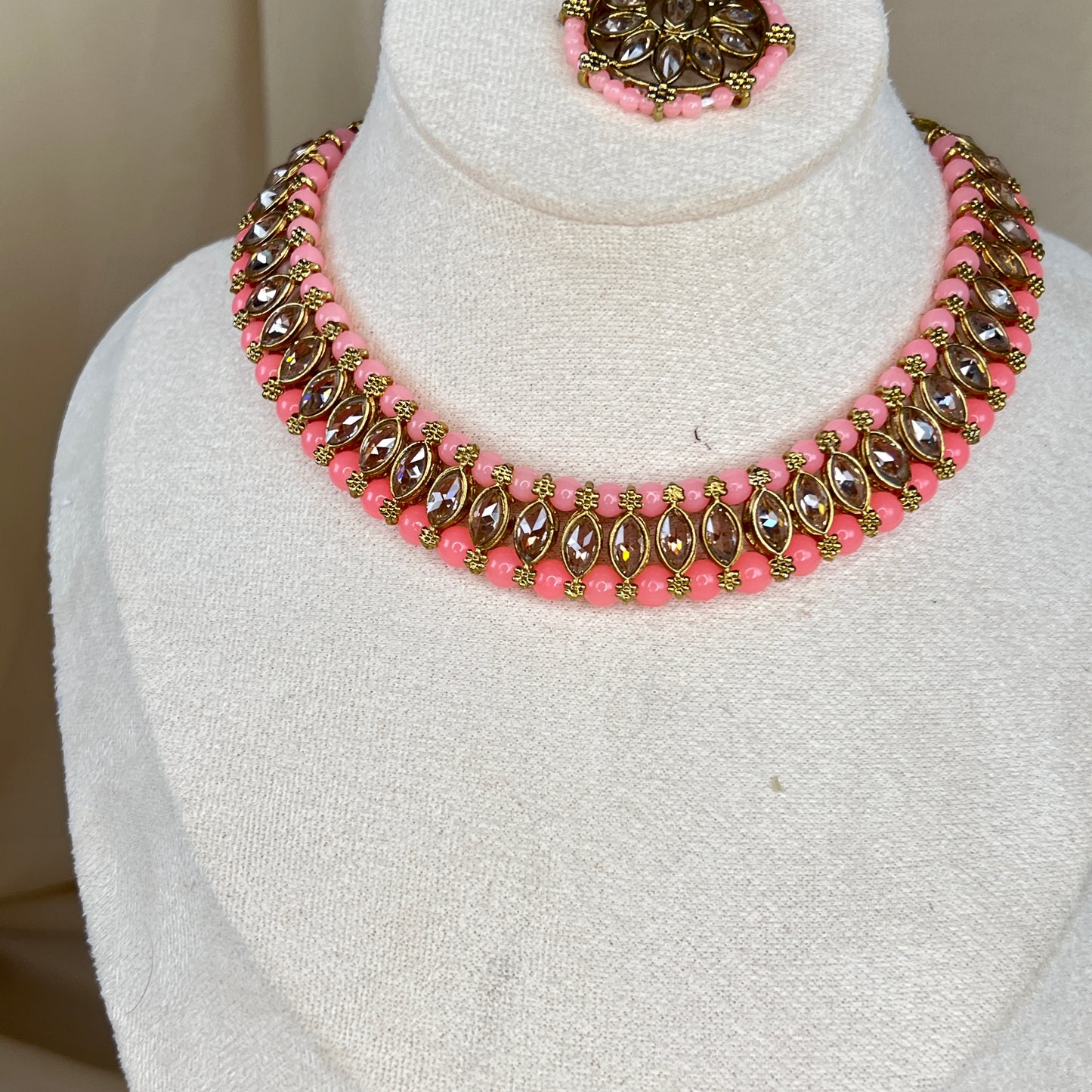 Dainty Necklace Set with Studs