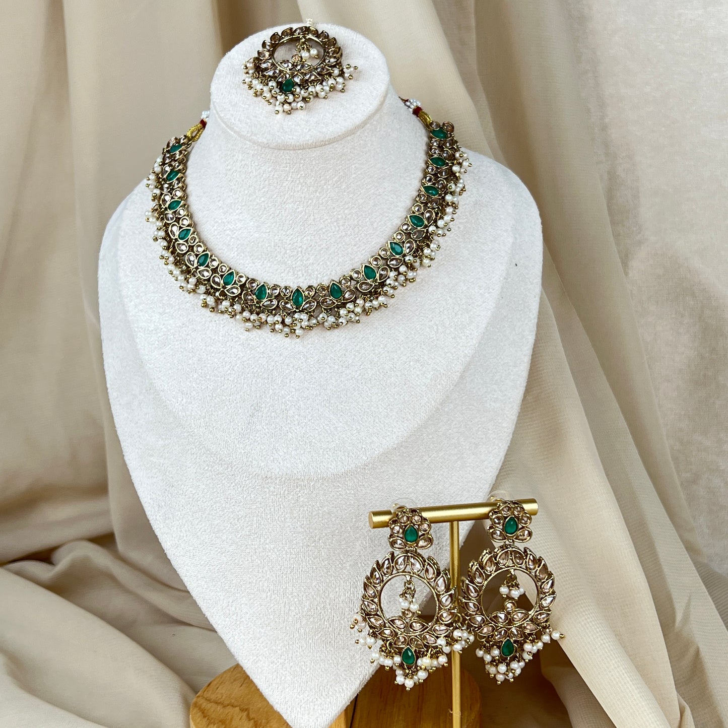 Polki Necklace Set