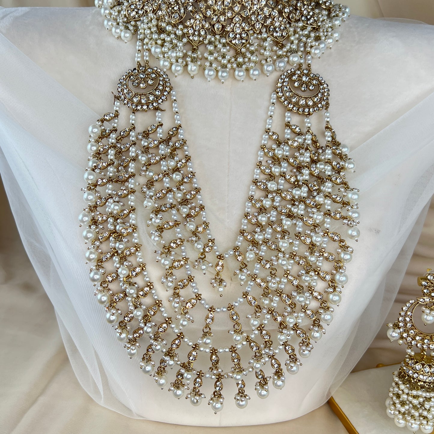 Long Layered Mala Full Bridal Set