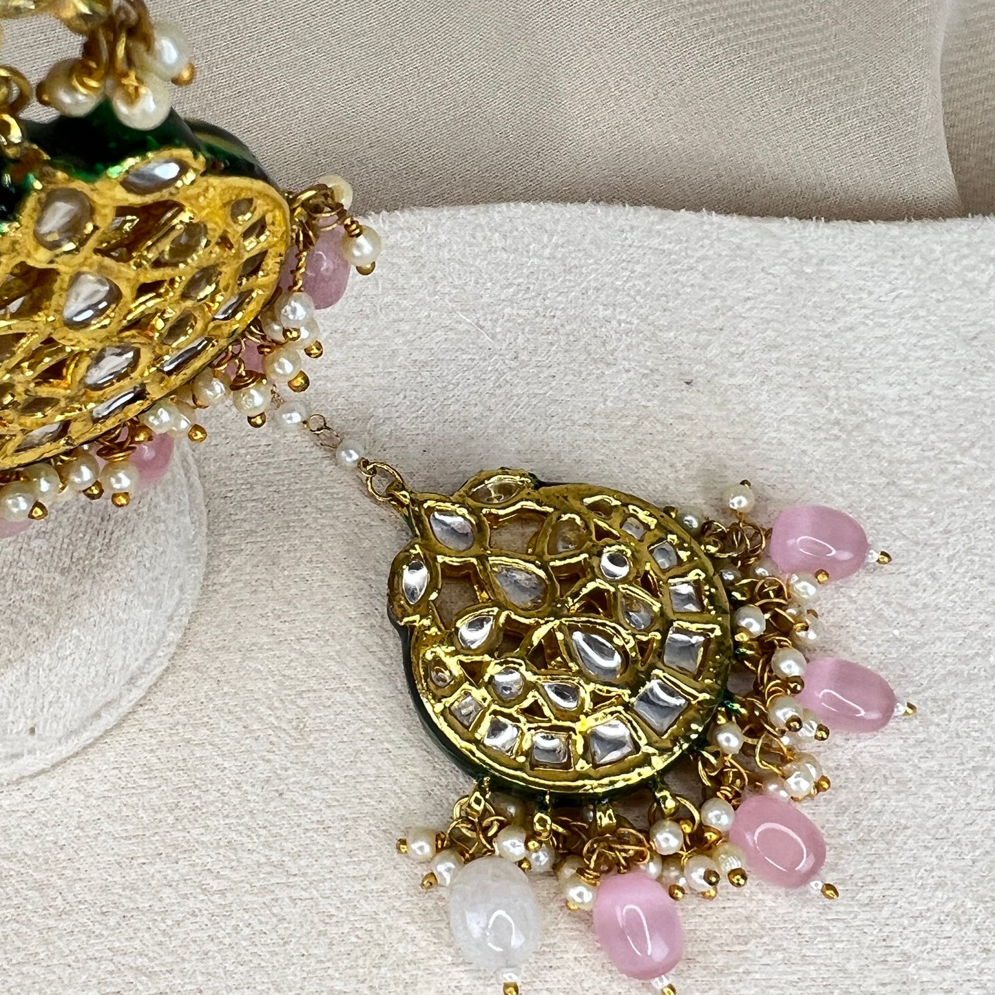 Kundan Earring & Tikka Set