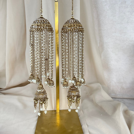 Pearl Gold Bridal Kaleera | Kalira