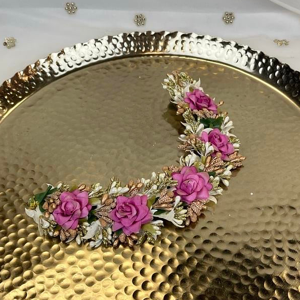 Floral | Faux Flowers | Hair Bun Accessory