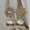 Meenakari Polki Jhumka