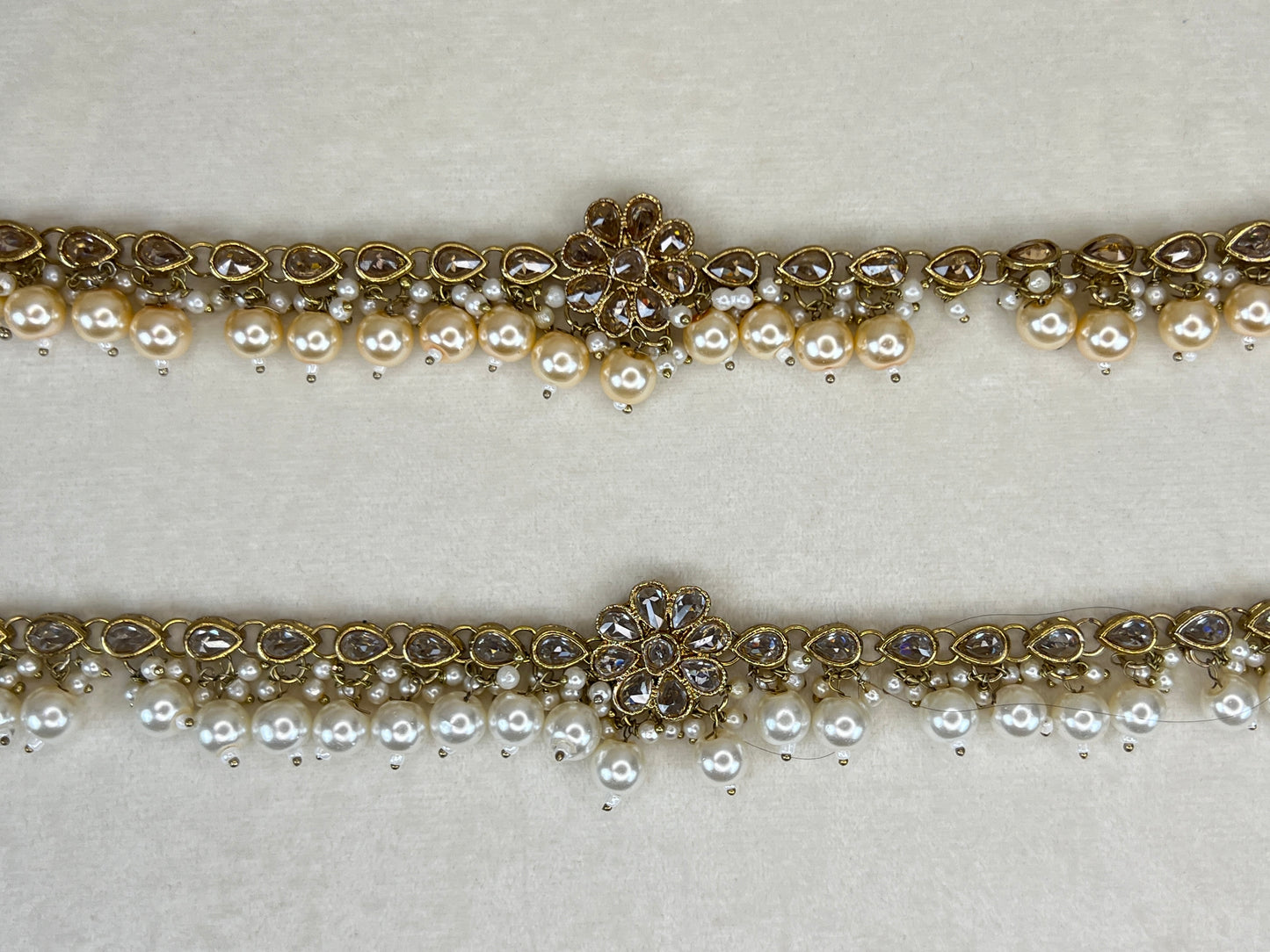 Flower Pearl Hip Chain | Waist Chain | Kamarbandh | Kamar Patta