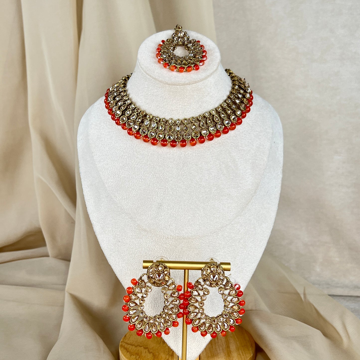 Polki Necklace Set