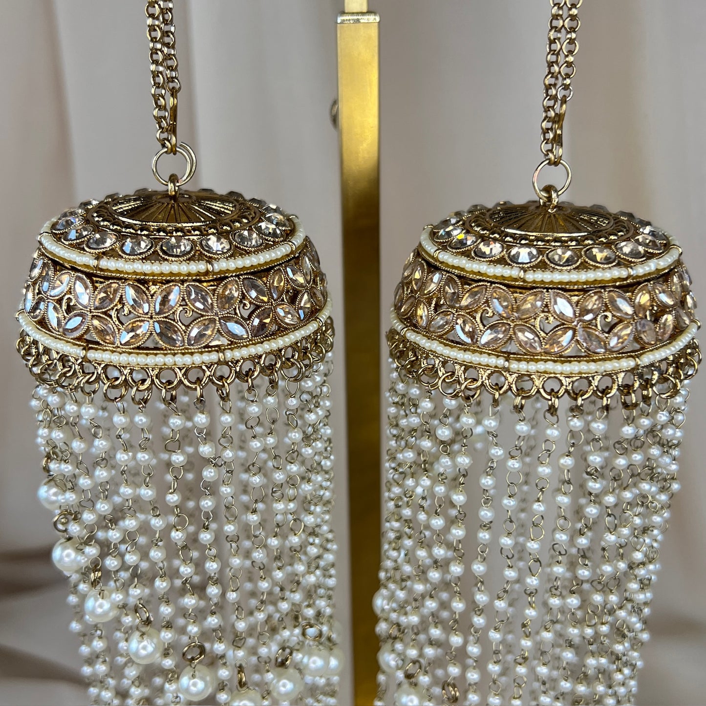 Pearl Gold Bridal Kaleera | Kalira